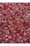 Pink Color Flat 10mm Janjan Acrylic Beads, Shiny Jewelry, Bag Making Beads (50gr,~150 Pieces) - 2