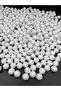 12mm Opaque Honeycomb, White Color 100gr 12mm Opaque Honeycomb Acrylic Beads, Bag Beads (100gr,~100 Pieces) - 2