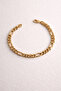 Steel Rose Gold Figaro Chain Bracelet -No Tarnishing- - 2
