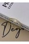Gold-Colored Adjustable Two-Row Zircon Stone Bracelet with Flowers on Top
