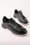 Rei̇d H Genuine Leather Men's Thick Sole Lace-Up Daily Casual Sneaker - 2