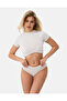 Women's Panties - 5 Pieces White - Comfortable Bato - Hipster Shaped, Cotton - 2
