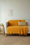 Mustard couch cover fish scale pattern 180*210 - 3