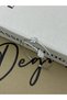 Silver Colored Adjustable Two-Row Zircon Stone Bracelet with Leaf and Flower Detail - 2