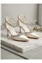 Women's 7 cm Stone-Studded Bridal Shoes - 2