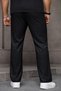 Men's Regular Fit Lycra Stretchy Trousers with Lace-Up Waist, No Knee Area, 4 Season Use - 2