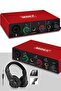Glx-500 Pro-HD 2 مدخل 2 مخرج USB استوديو بطاقة الصوت سماعة وكابل Xlr - 3