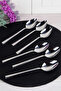 24 Piece Dessert Set 12 Dessert Spoons 12 Dessert Forks - 2