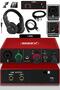 Glx-500 Pro-HD 2 مدخل 2 مخرج USB استوديو بطاقة الصوت سماعة وكابل Xlr - 2