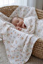 100% Cotton Muslin Blanket - Blanket (100X100 cm) |   Amber Meadow - 3