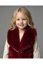 Girl's Cute Fur and Leather Vest Autumn Spring - 7