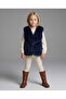 Girl's Cute Fur and Leather Vest Autumn Spring