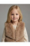 Girl's Cute Fur and Leather Vest Autumn Spring - 6