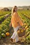 Natural Linen Fabric Oversize Loose Fit Women's Shirt – Summer Comfortable Cut Melon Inside