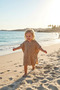 Leopard 100% Cotton 4 Layer Baby / Child Muslin Poncho / Towel / Bathrobe / Sea