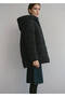 Hooded quilted anorak