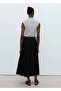 Dress with Contrasting Belt - 4