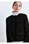 Pocketed Tweed Jacket