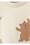 Sweatshirt with Bear Pattern - 3