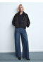 High Waist Wide Leg Jeans - 2