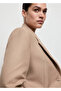 Wool Blend Pocket Fabric Blazer Jacket - 8
