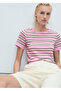 Thin Knit Striped Combination Jersey Sweater - 7