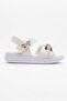 Beaded Stone Lightweight Flat Sole Girl's Sandals - 2