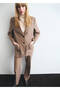 Wool Blend Pocket Fabric Blazer Jacket - 2