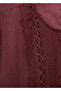 Embroidered Puffy Sleeve Blouse - 8