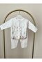 Floral Embroidered Long Sleeve, Cotton Baby Girl Set - 2