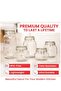5-Piece Glass Storage Container Set with Airtight Lids, Multiple Sizes - 3