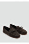 Lace-Up Suede Loafers