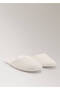 Cotton Textured Mule Slippers