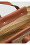 Medium Size Natural Fiber Straw Bag - 5