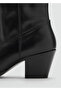 Leather Heeled Boots - 4