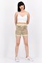 Women Allover Print Knitted Shorts, Multicolor - 3