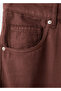 Balloon Jean Pants with Medium Waist - 5