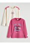 Pink Long Sleeve Girls' T-Shirt 2-Pack
