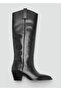 Leather Heeled Boots - 3