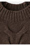 Perkins collar knitted patterned sweater - 8