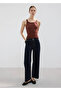Catherin High Waisted Culotte Jean Pants - 2