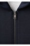 Neopren görünümlü fermuarlı sweatshirt - 8