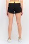 Women Sportswear Fit Brand Logo Running Shorts, Black - 2