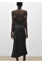Draped collar satin blouse - 4
