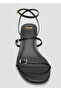 Kitten Heel Buckle Sandals - 4