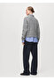 Perkins collar knitted patterned sweater - 4