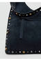 Studded Detailed Serraje Shoulder Bag - 3