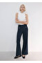 Straight Cut Trousers with Jewelled Buttons - 2
