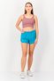 Women Sportswear Fit Brand Logo Running Shorts, Teal Green - 3