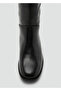 Leather Long Boots - 5